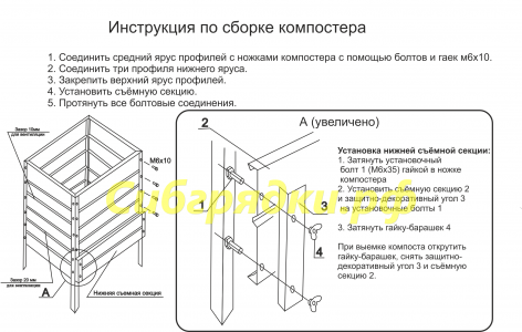 Компостер садовый с полимерным покрытием 0.7х0.7х0.72 в Новокузнецке Компостер садовый с полимерным покрытием 0.7х0.7х0.72 в Новокузнецке