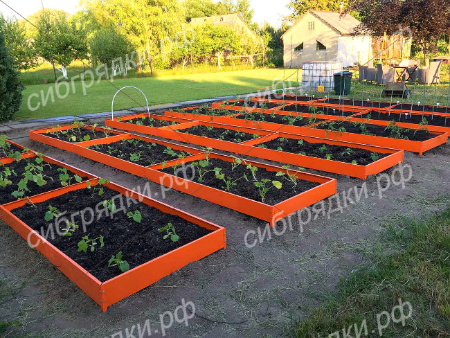 Грядки с односторонним покрытием 15 см в Новокузнецке Грядки с односторонним покрытием 15 см в Новокузнецке
